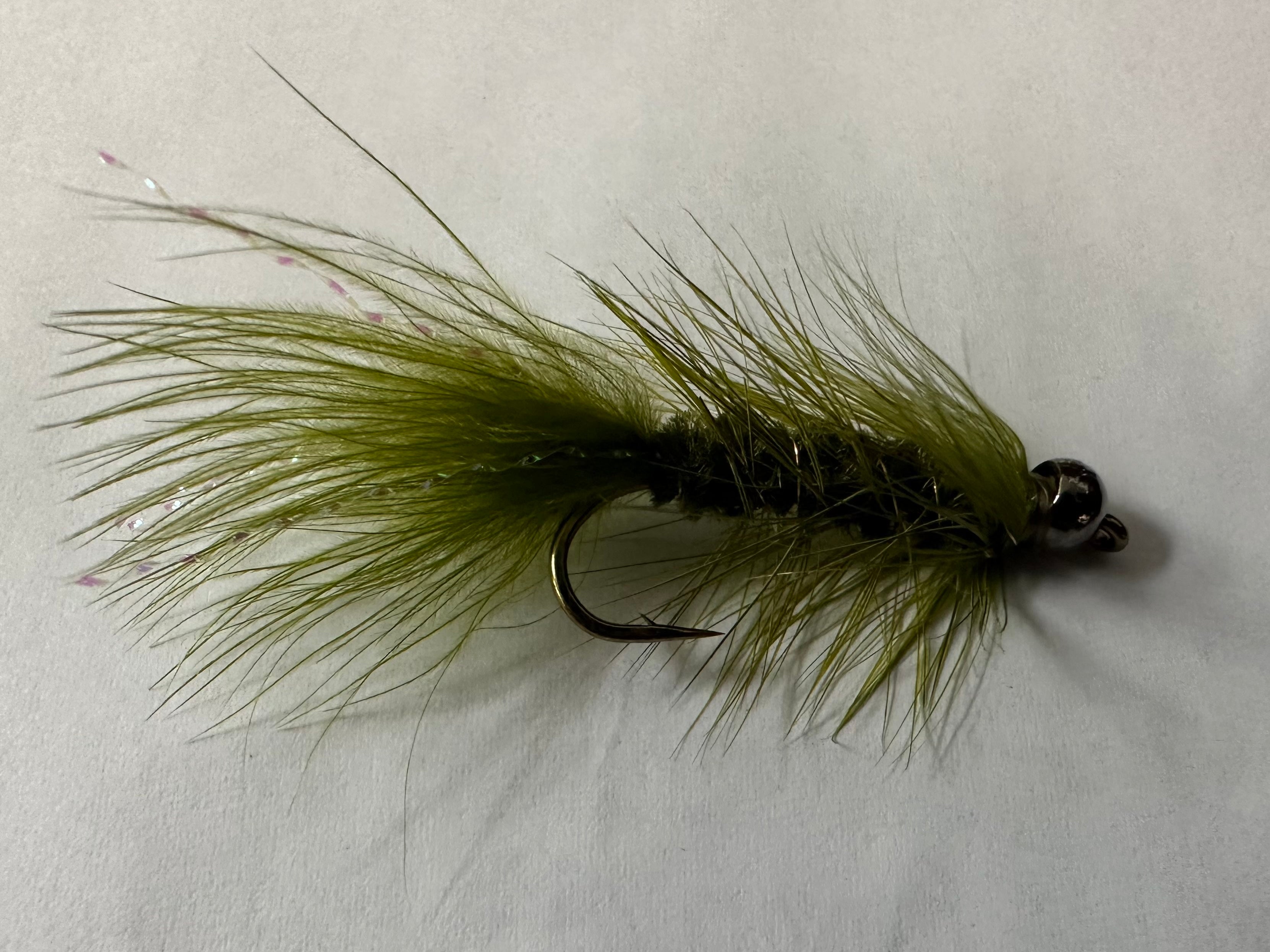 Black Tungsten Bead Wooly Bugger - Olive - Sportinglife Turangi